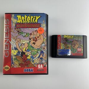 Asterix and the Great Rescue Sega Genesis 1994 Cartridge and Case